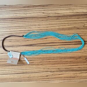Chan Luu Turquoise Multi-Strand Beaded Necklace